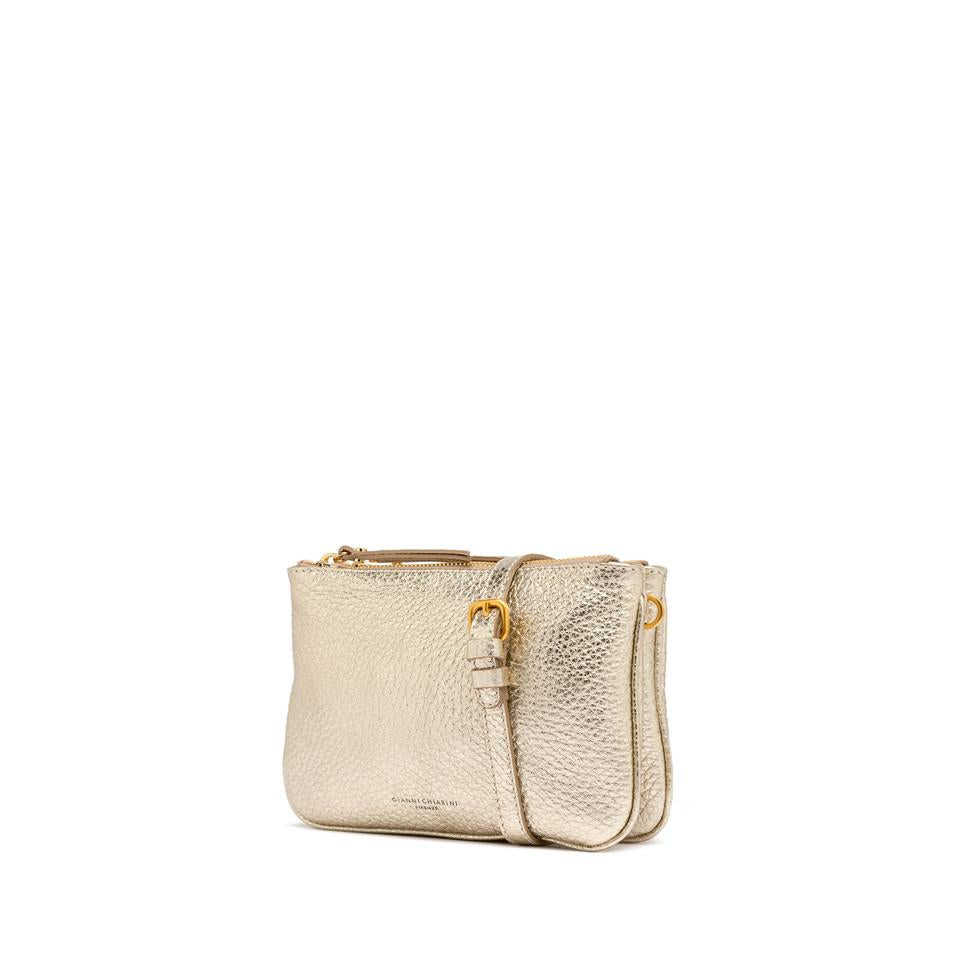 Borsa Frida small light gold BS10435 PLATINO GIANNI CHIARINI 