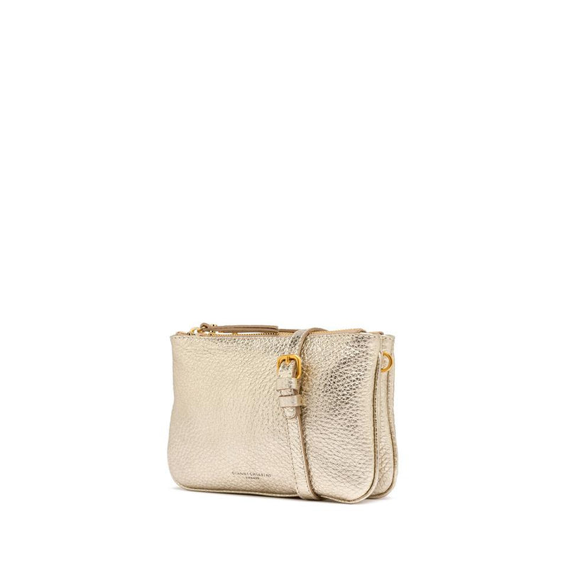 Borsa Frida small light gold BS10435 PLATINO GIANNI CHIARINI 
