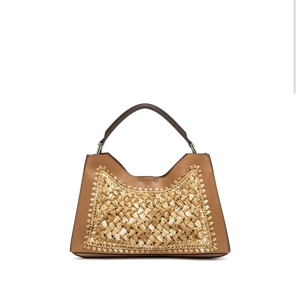 Borsa Aurora raffia naturale BS11415 CUOIO GIANNI CHIARINI 