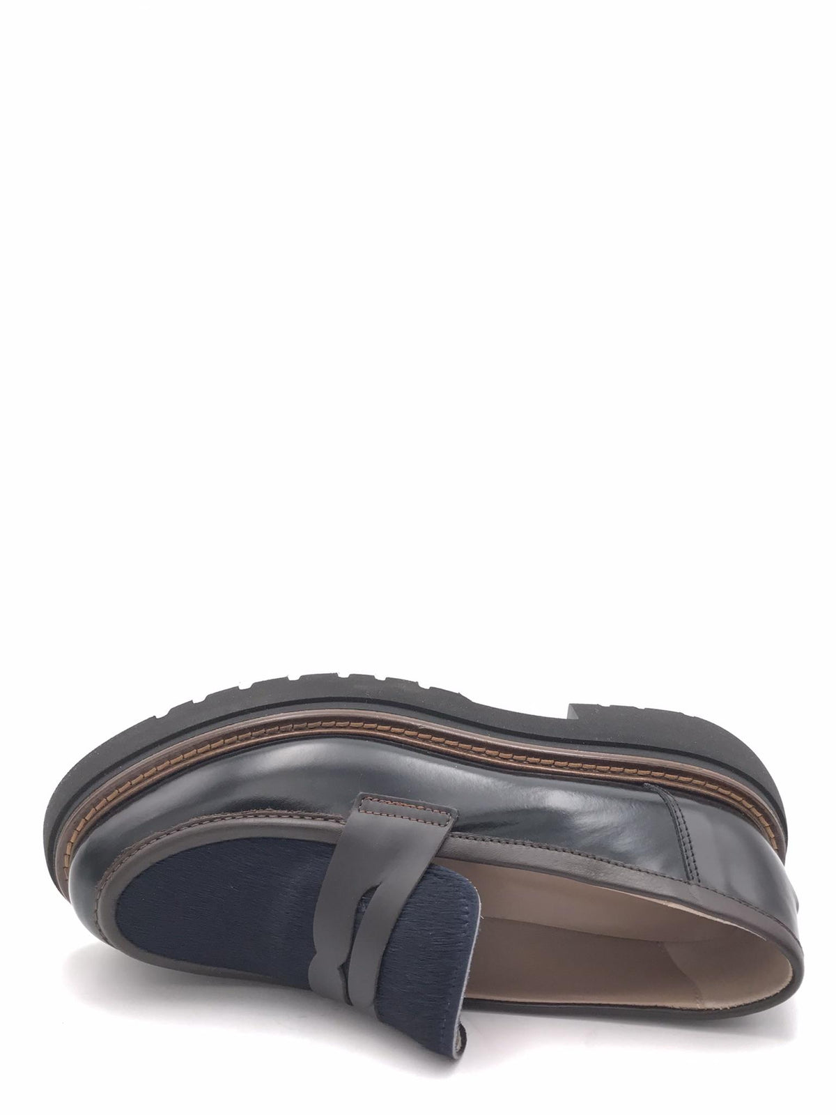 Mocassino nero-blu 2232 NERO-BLU CATERINA C 