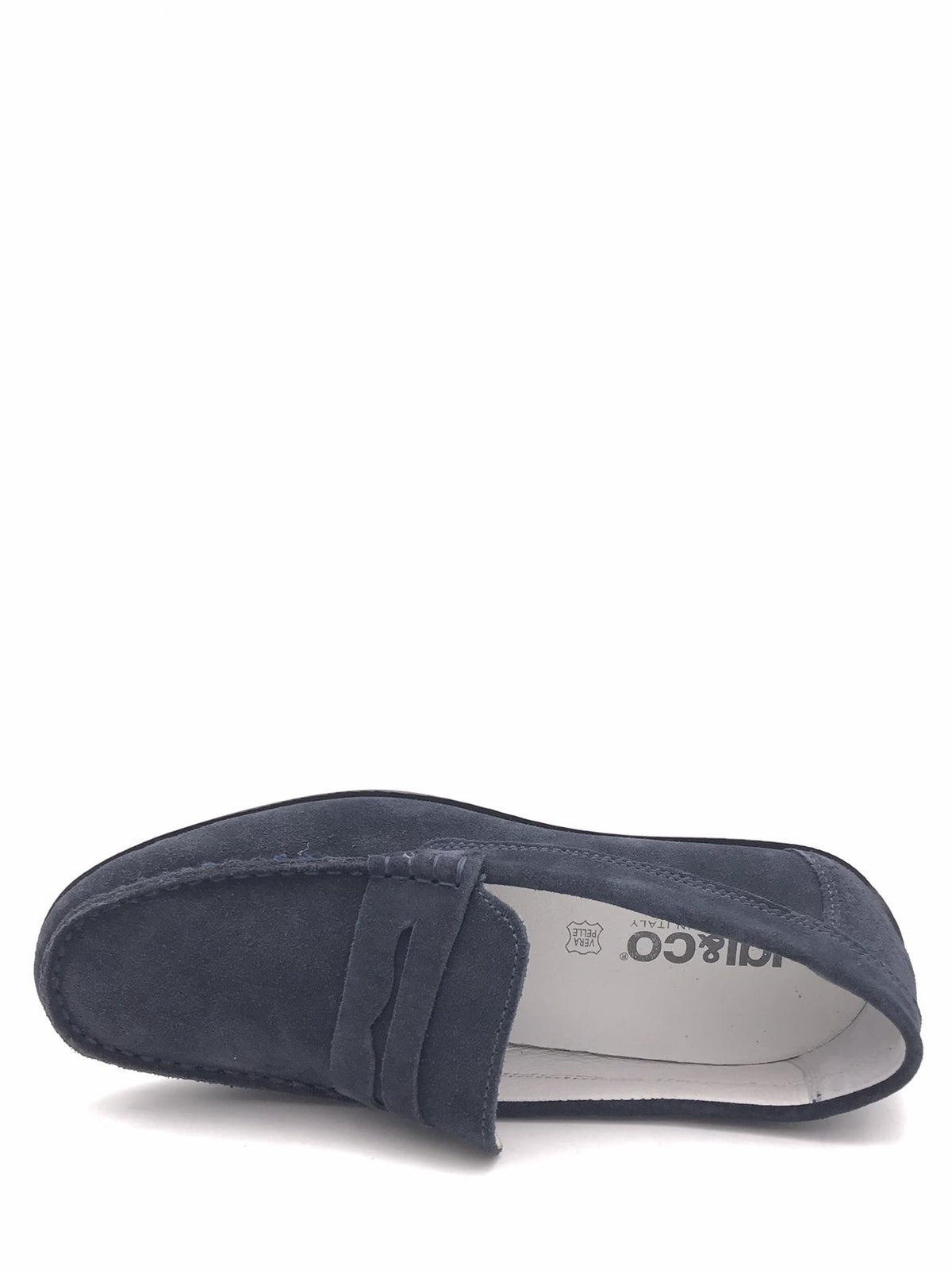 Mocassino leggero in camoscio blu 3609533 BLU IGI&CO 
