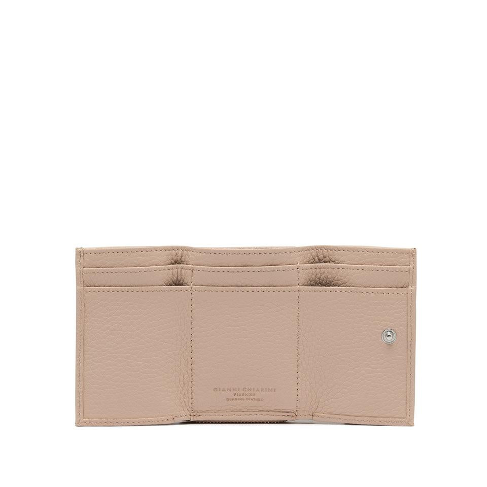 Mini portafoglio in pelle bottalata pink salt PFW5065 GRNCIPRIA GIANNI CHIARINI 