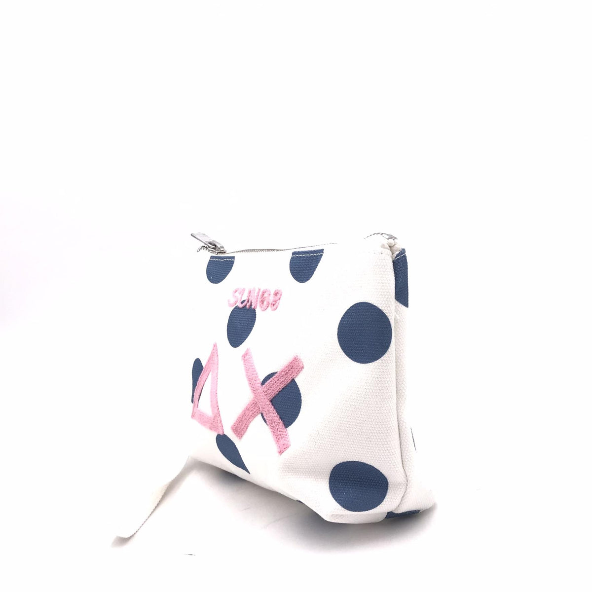Canvas printed pochette bianco-avio X35225 BIANCO/AVIO SUN 68 