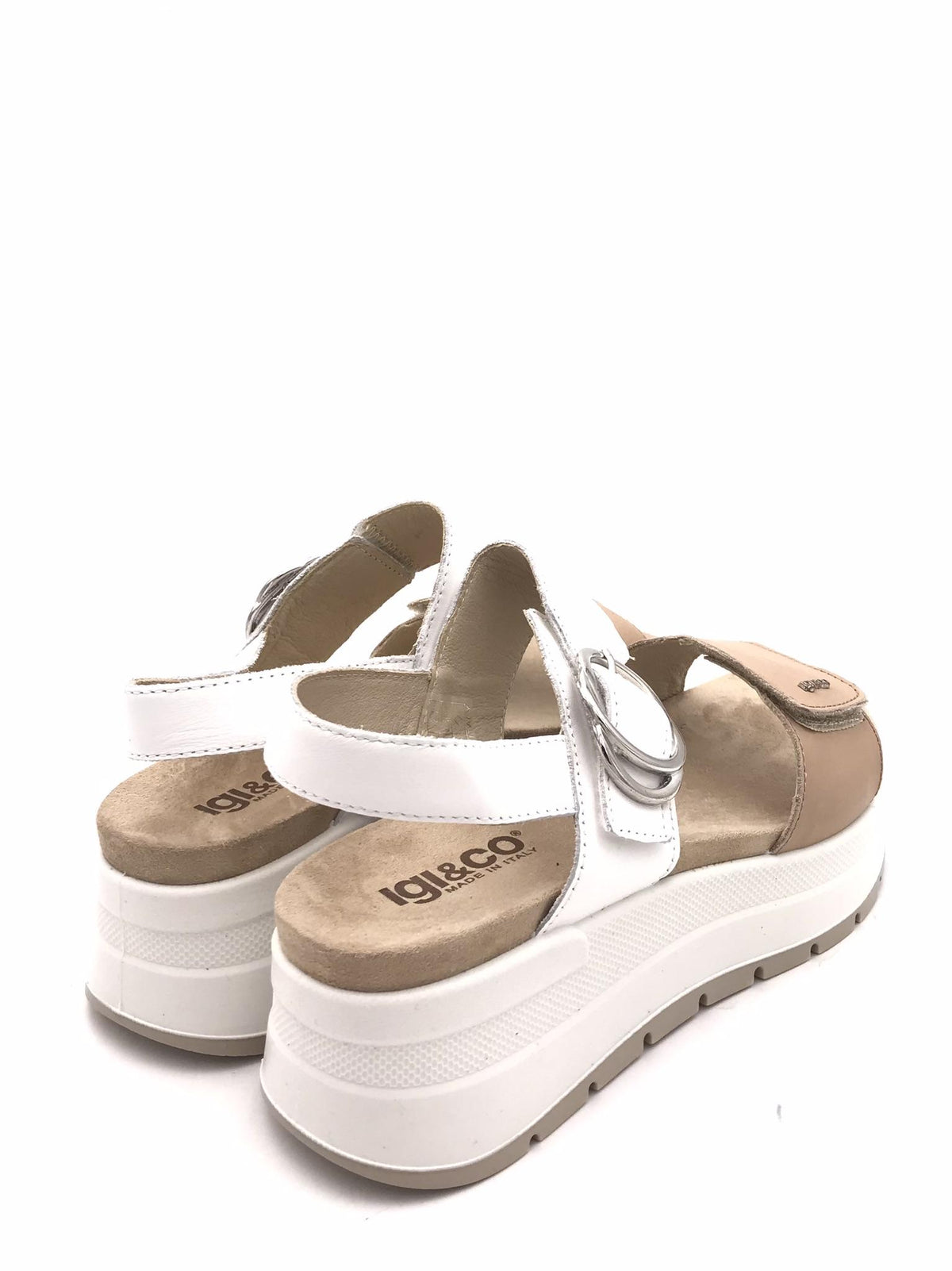 Sandalo donna Sirena castoro-bianco 7677600 BEIGE IGI&CO 
