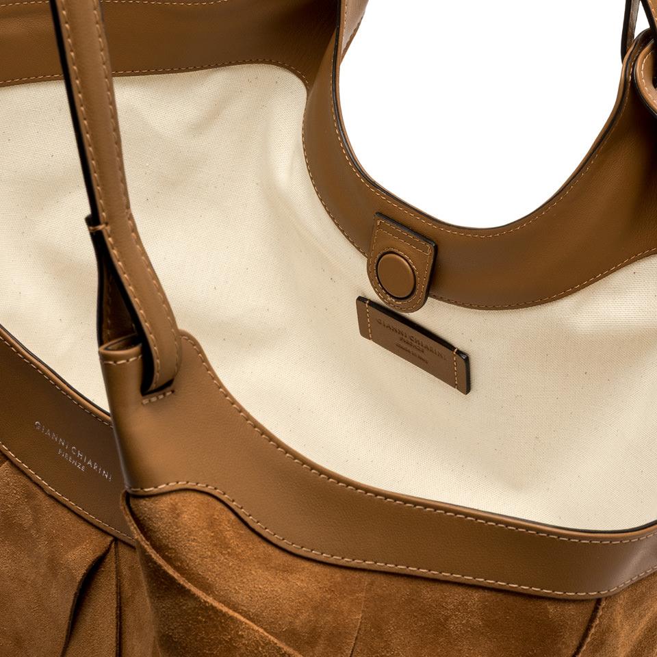 Borsa Dua large caramel BS12350 INT-CMCUOIO GIANNI CHIARINI 