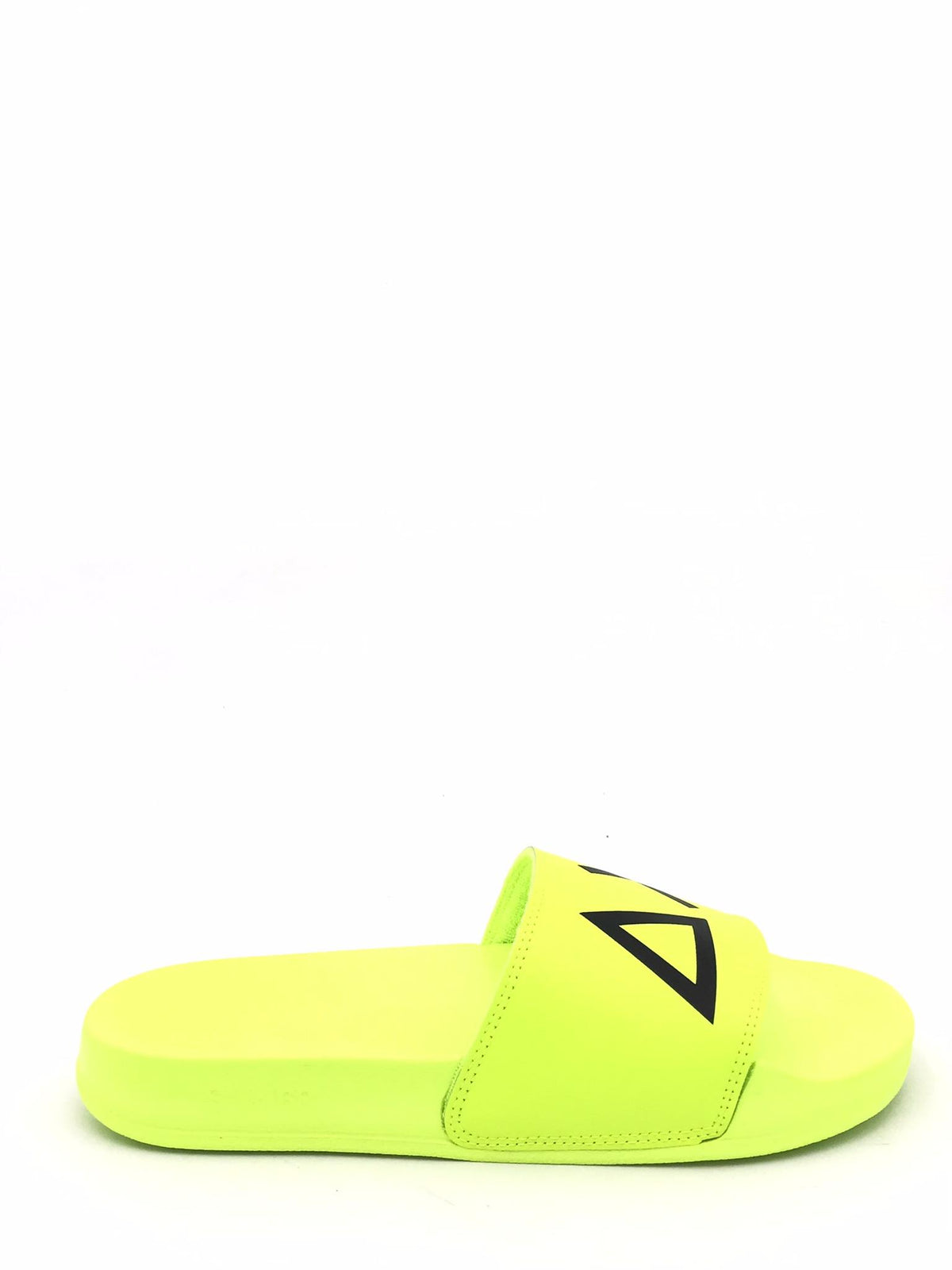 Slippers logo gialla fluo