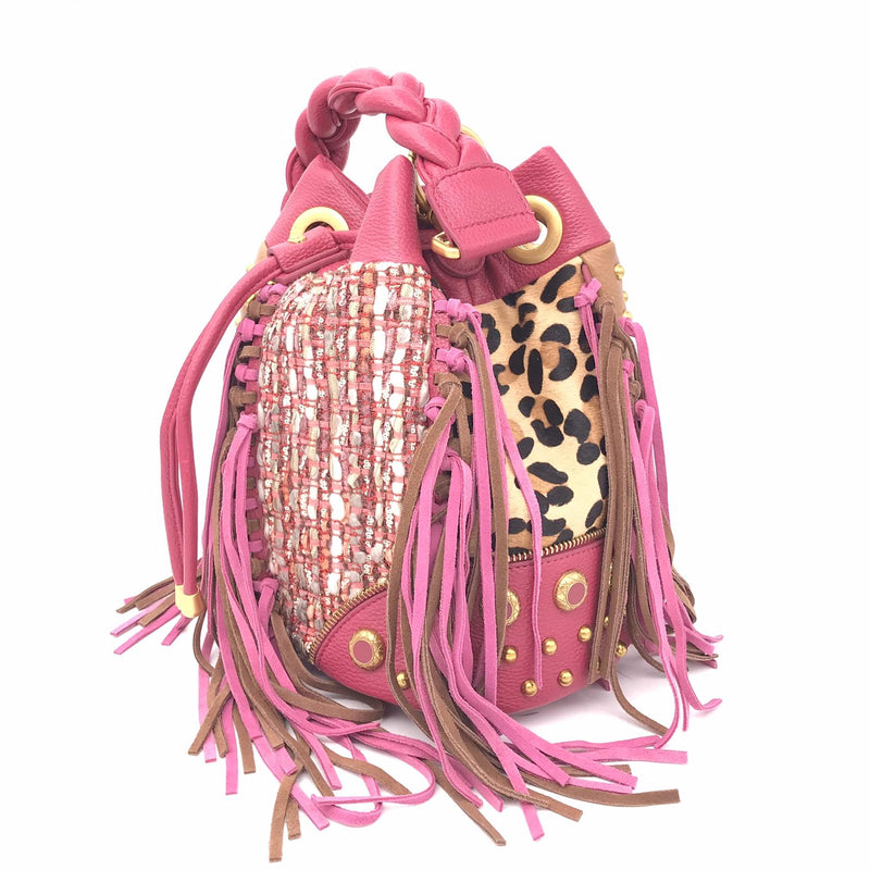 Borsa legacy bucket mix combi ficsia 151M-EM-120 FUCSIA LA CARRIE 