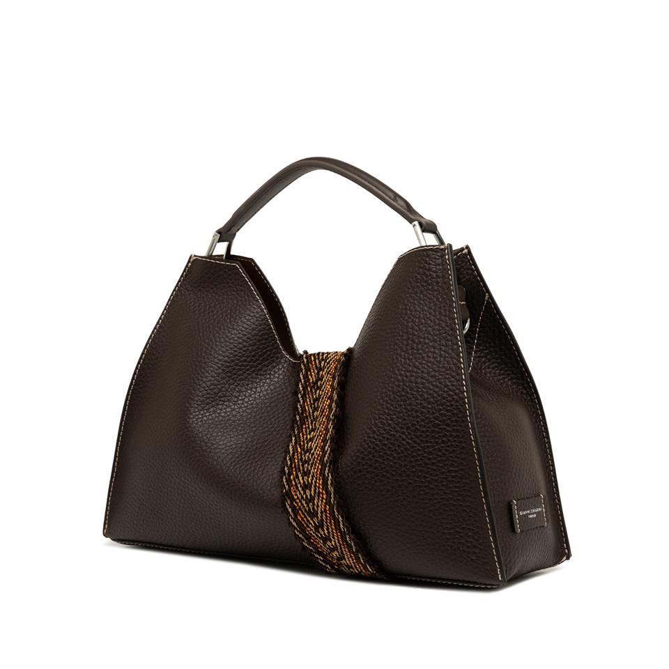 Borsa Aurora large espresso BS10566 TESTA DI MORO GIANNI CHIARINI 