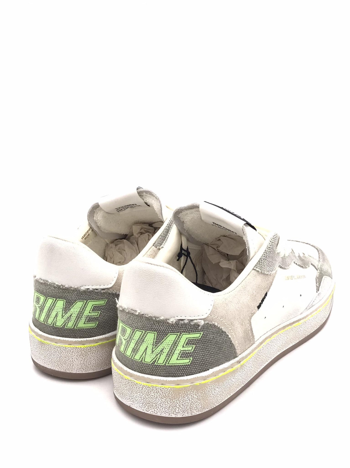Sneakers uomo Chelsea bianca-verde