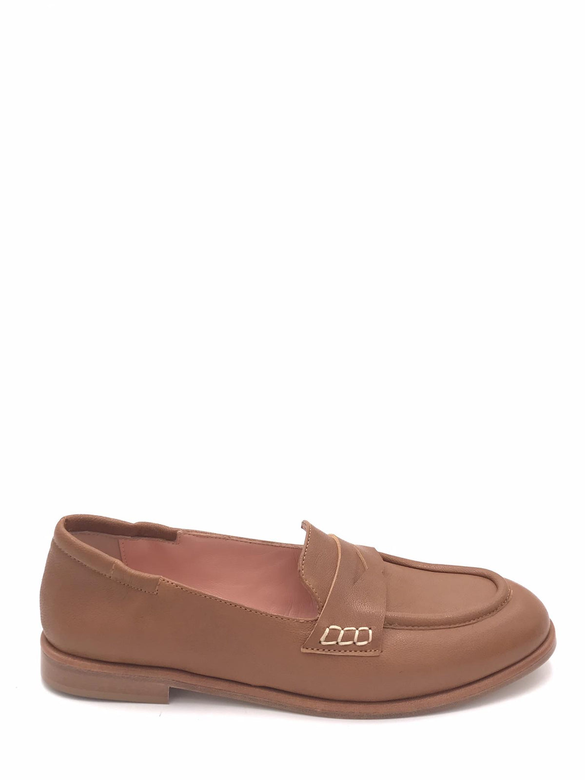 Mocassino in nappa cuoio SR1003 CUOIO ZULIAN 