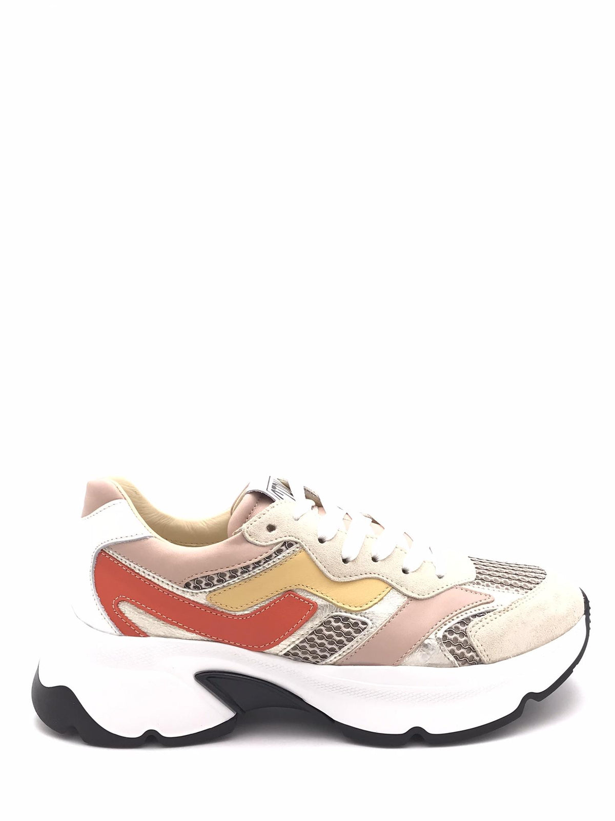 Sneakers donna City bianco-multi