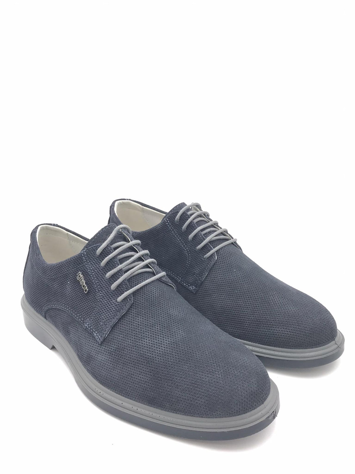 Scarpa allacciata micro forata blu 5607000 BLU IGI&CO 
