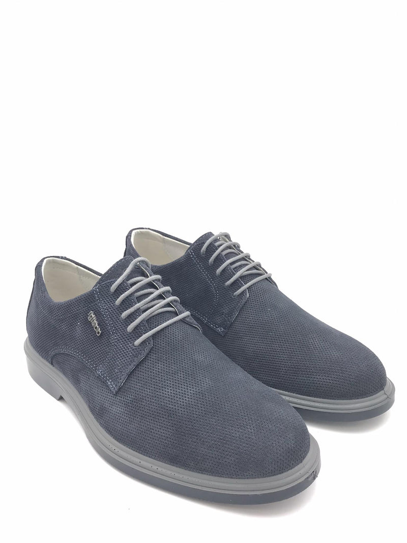 Scarpa allacciata micro forata blu 5607000 BLU IGI&CO 