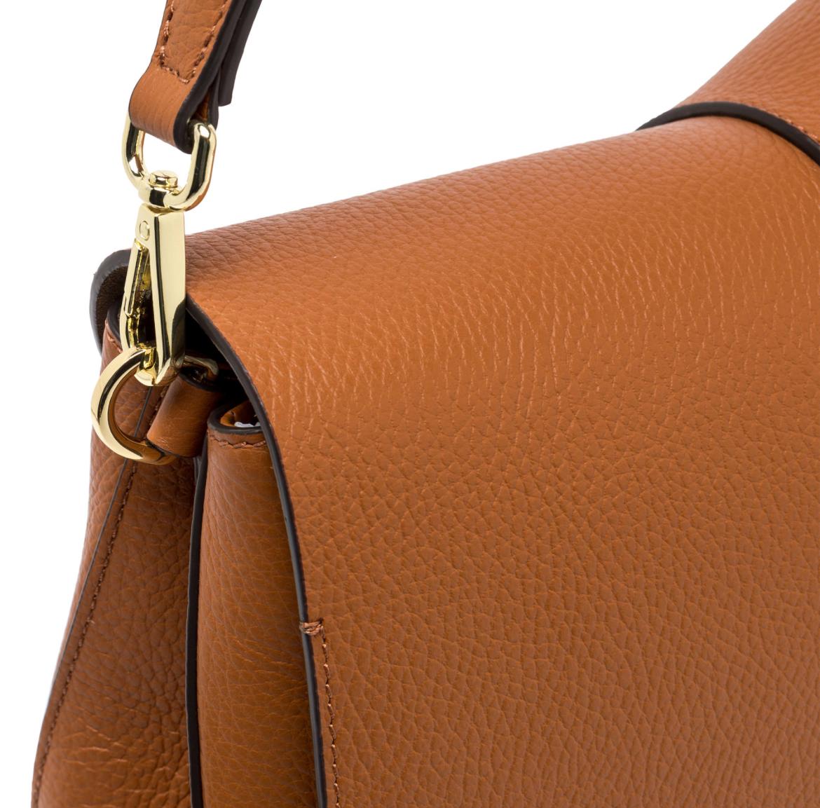 Borsa Helena round large caramello BS6037 CUOIO GIANNI CHIARINI 