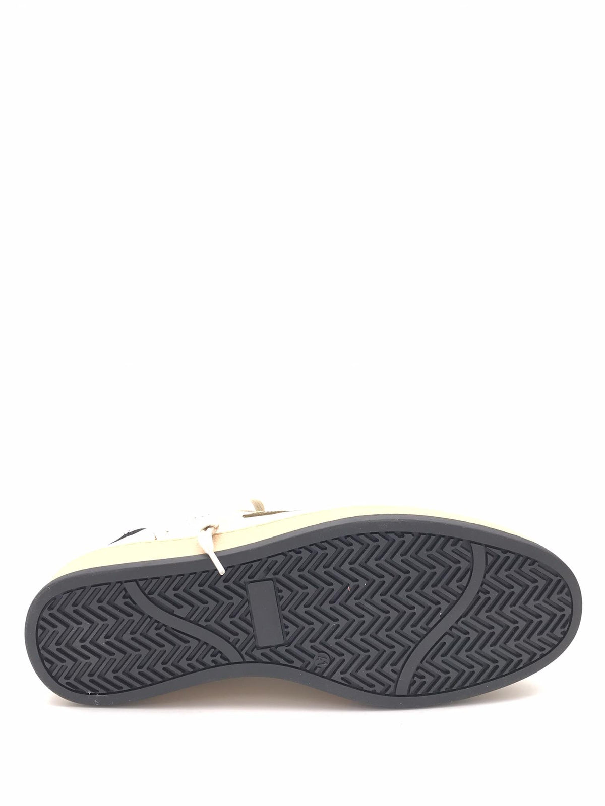Sneakers uomo in pelle beige
