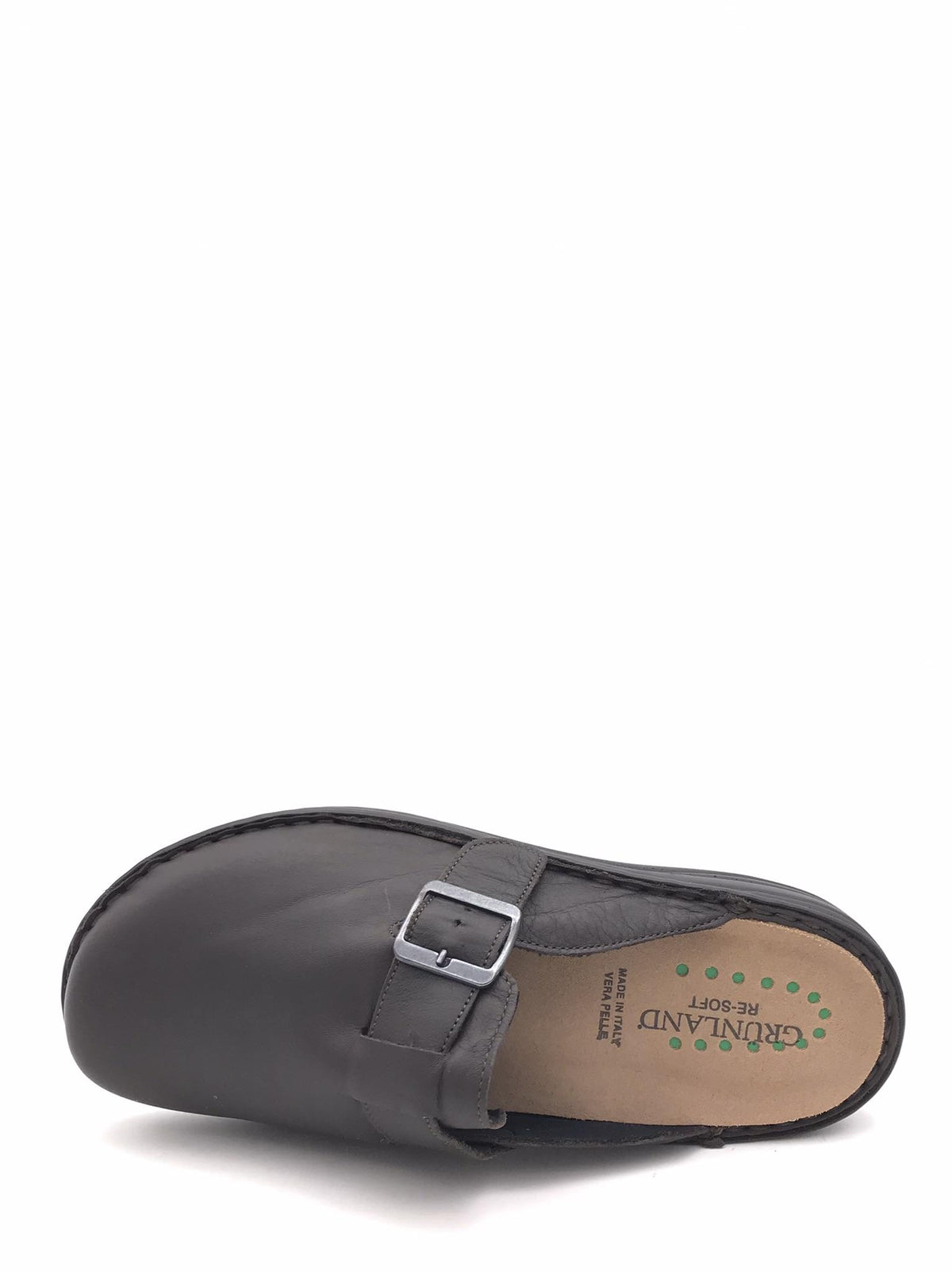Ciabatta chiusa Lino testa di moro CE 0242 MARRONE GRUNLAND 