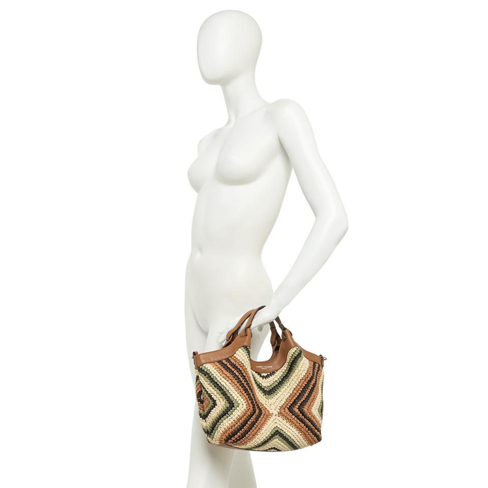 Borsa Dua media paglia willow BS12189 SALVIA GIANNI CHIARINI 