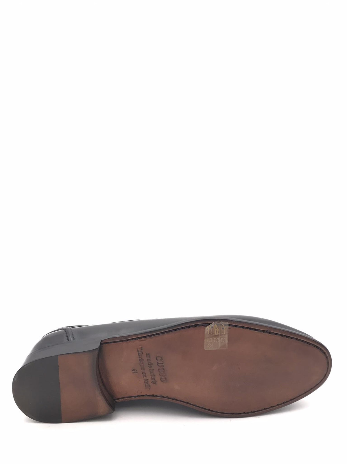 Mocassino elegante uomo in pelle nera