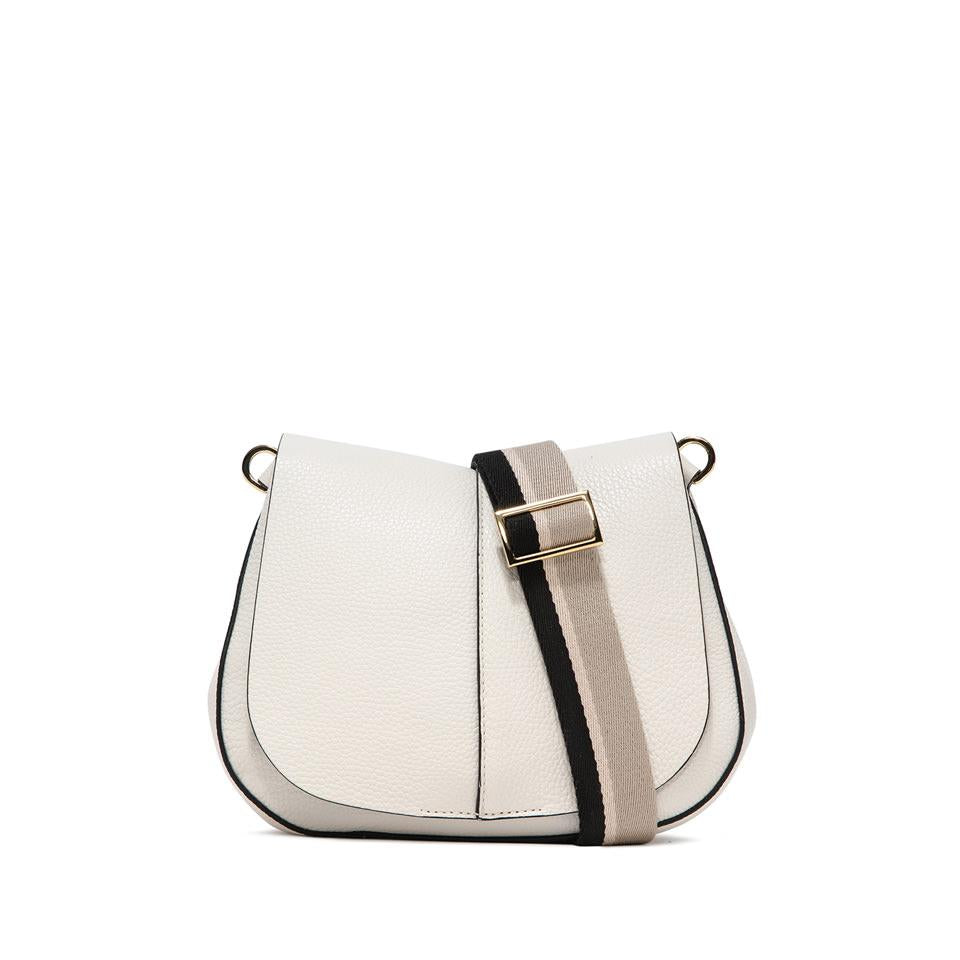 Borsa Helena round media marble BS6036 LATTE GIANNI CHIARINI 