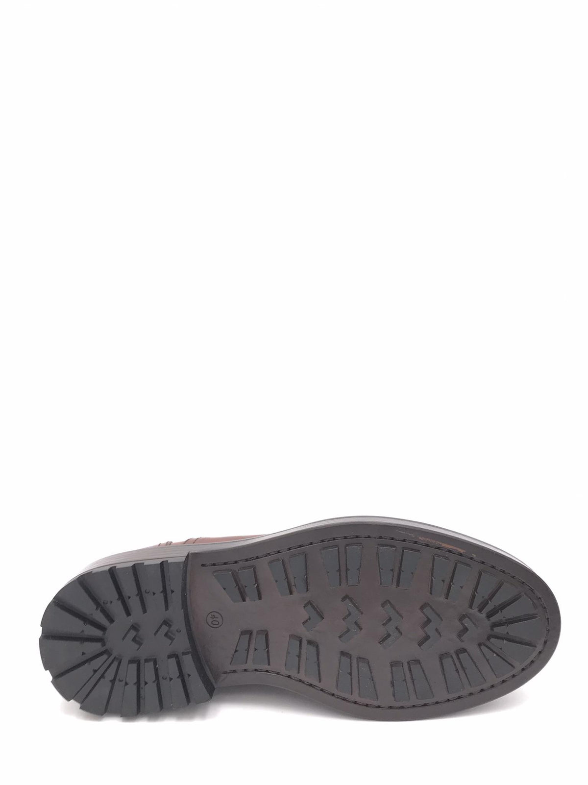 Scarpa derby allacciata in pelle anticata marrone 2235 MARRONE EXTON 