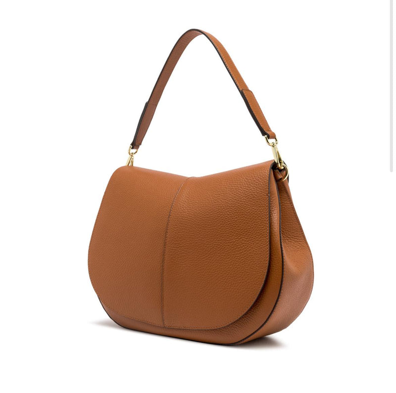 Borsa Helena round large caramello BS6037 CUOIO GIANNI CHIARINI 