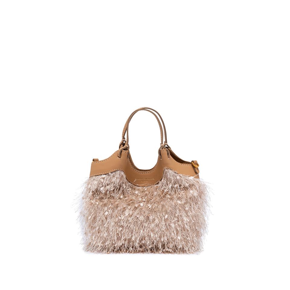 Borsa Dua small crema BS11118 CREMA GIANNI CHIARINI 