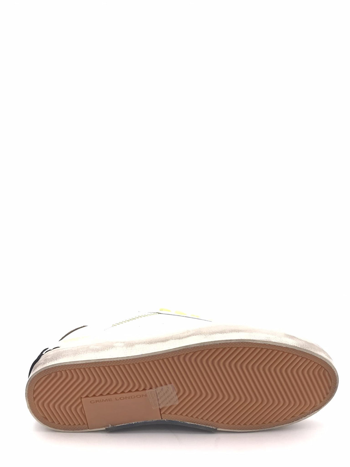 Sneakers Distrassed lo bianco-beige 19001 BIANCO/BEIGE CRIME LONDON 