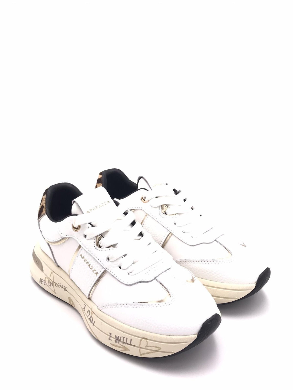 Sneakers Mallow bianca MALLOW01 LEABIANCA APEPAZZA 