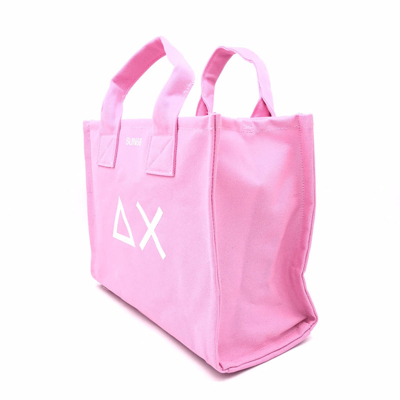 Borsa canvas beach bag rosa X35212 ROSA SUN 68 