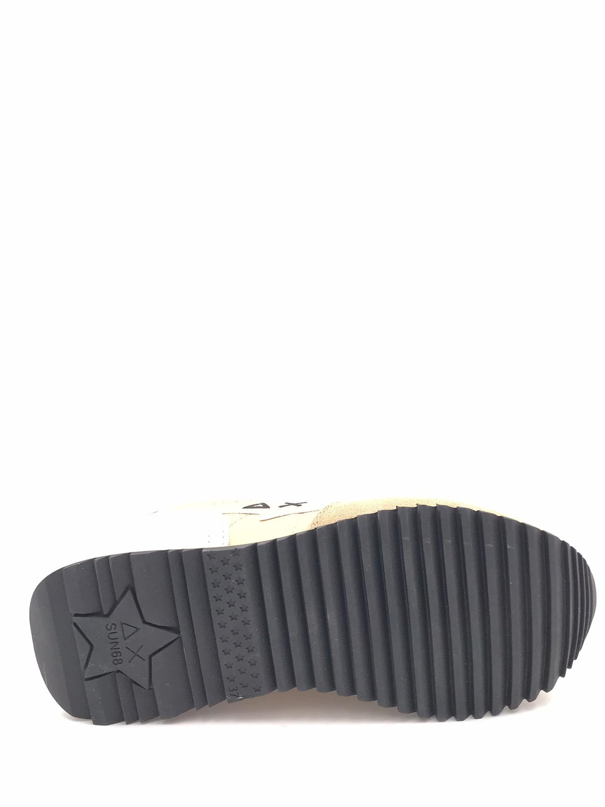 Snekers donna Stargirl glitter logo beige