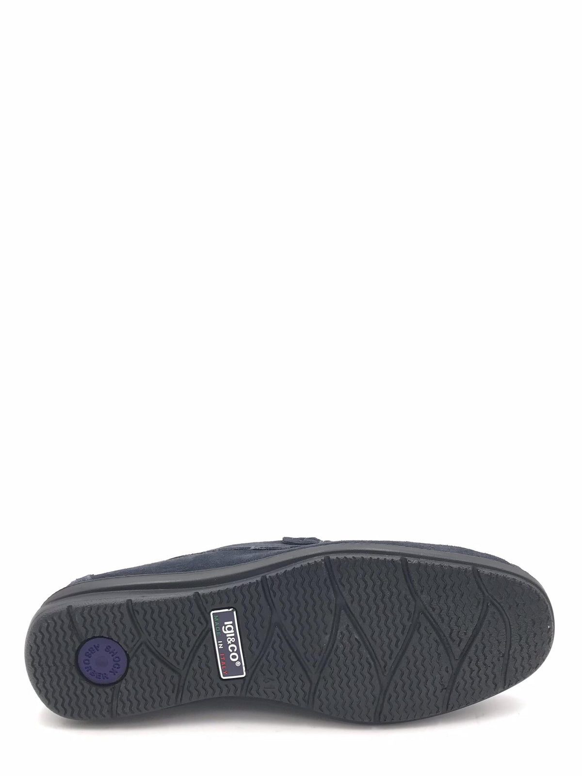 Mocassino leggero in camoscio blu 3609533 BLU IGI&CO 
