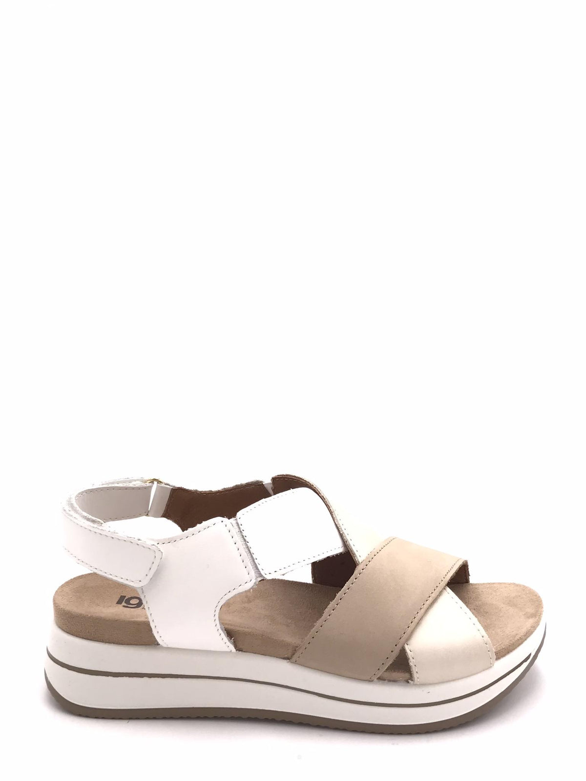 Sandali sindy platino-bianco 1174922 PLATINO/BIANCO IGI&CO 