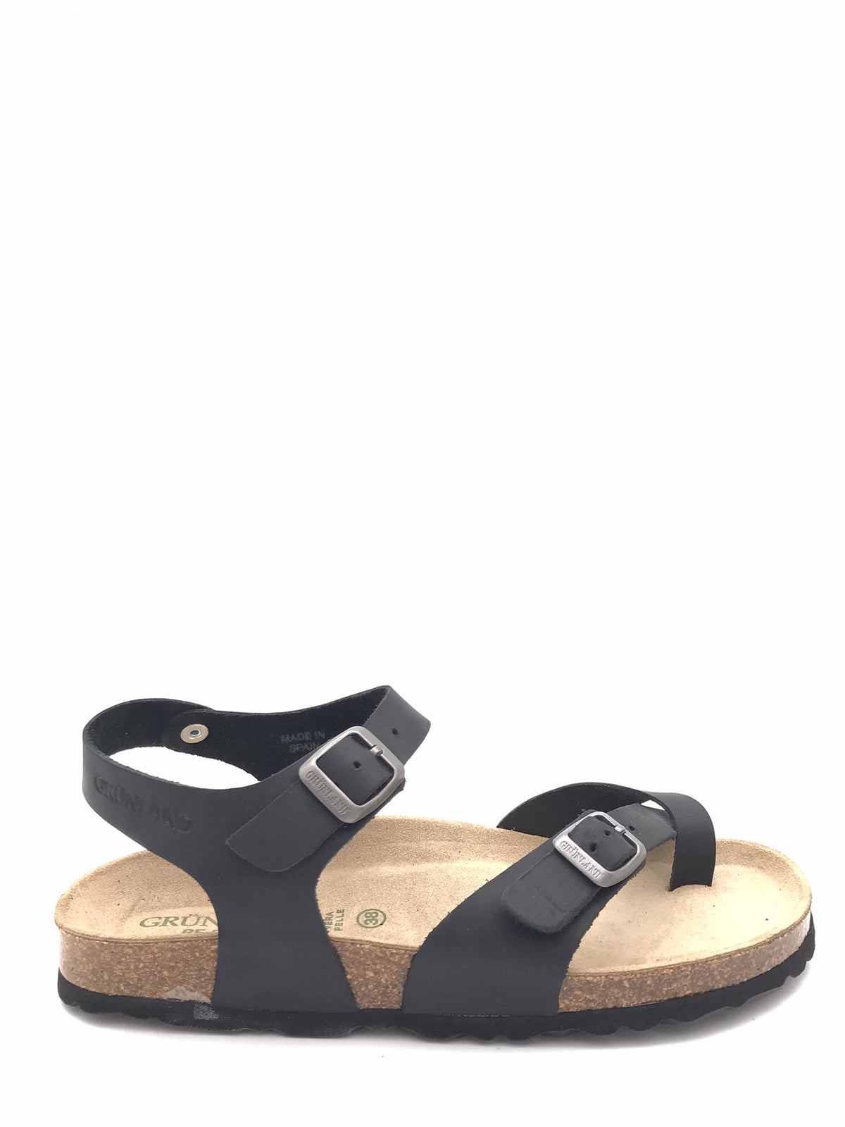 Sandalo donna  infiladito Sara nero SB 2057 NERO GRUNLAND 