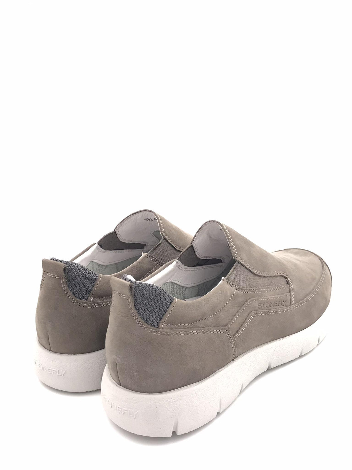 Scarpa Slip on Stream in nabuk titanium gray