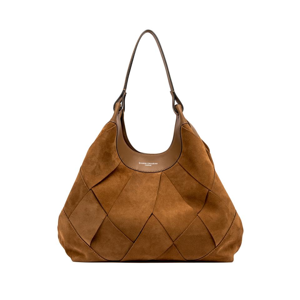 Borsa Dua large caramel BS12350 INT-CMCUOIO GIANNI CHIARINI 
