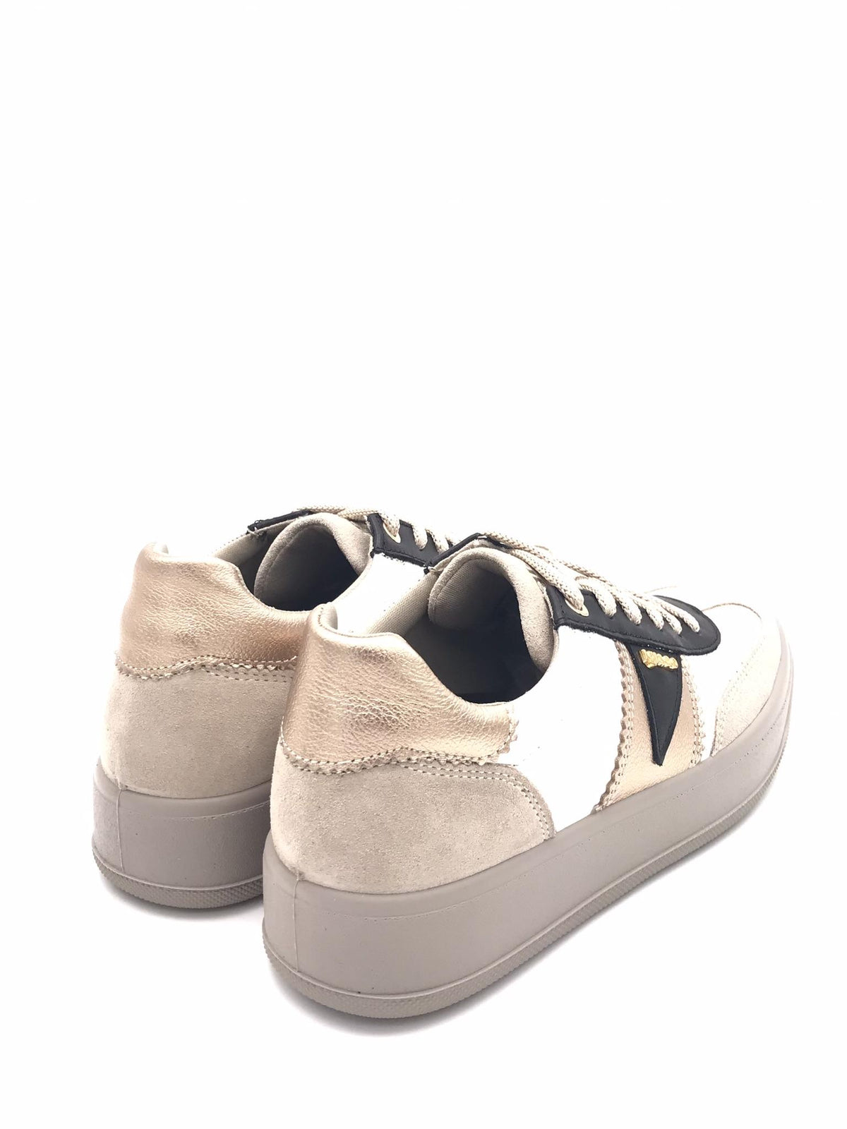 Sneakers Ava bianca-beige 8669933 BEIGE-BIANCO IGI&CO 