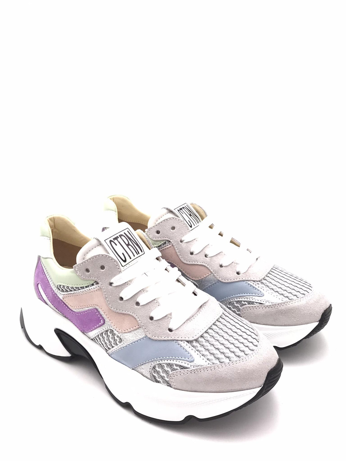 Sneakers donna City grigio-multi