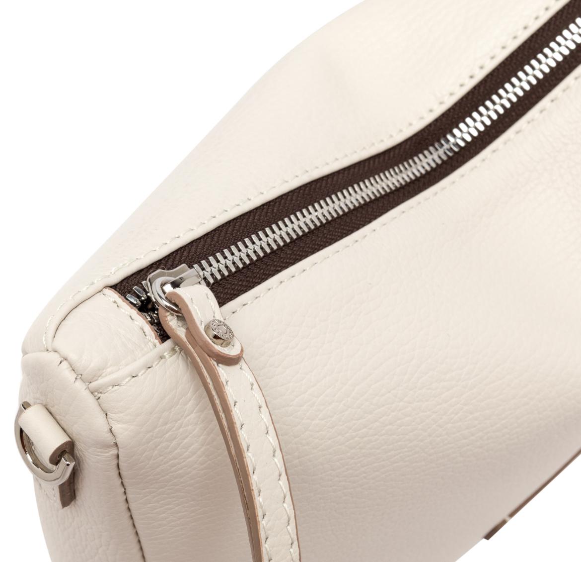 Borsa Nora pouch bottalata marble BS10225 LATTE GIANNI CHIARINI 