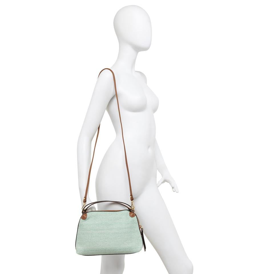 Borsa Alifa in raffia naturale-cuoio BS8788 NATURALE/CUOIO GIANNI CHIARINI 