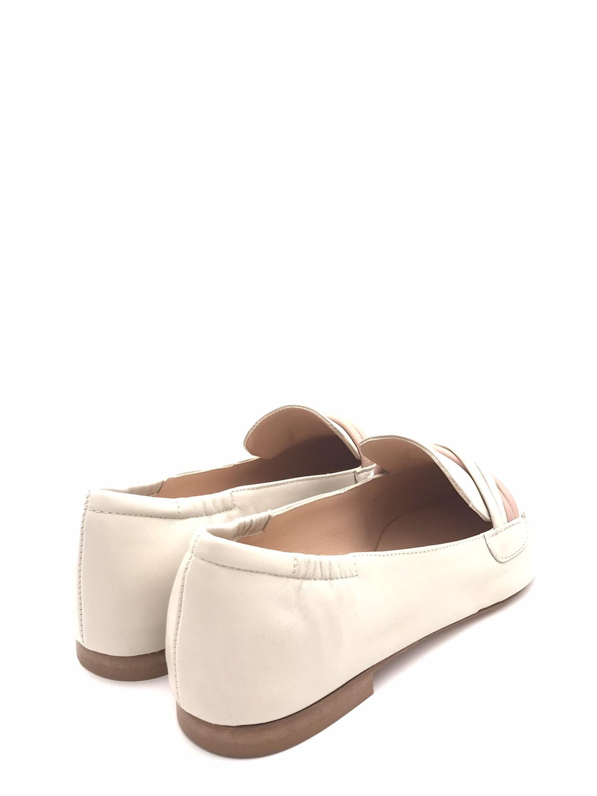 Mocassino donna in nappa milk V3001 LATTE NOA 
