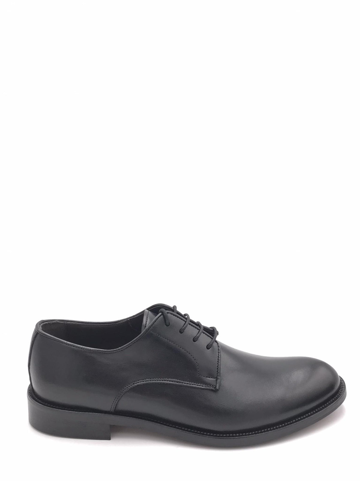Scarpa allacciata elegante in vitello nero 1374 NERO EXTON 