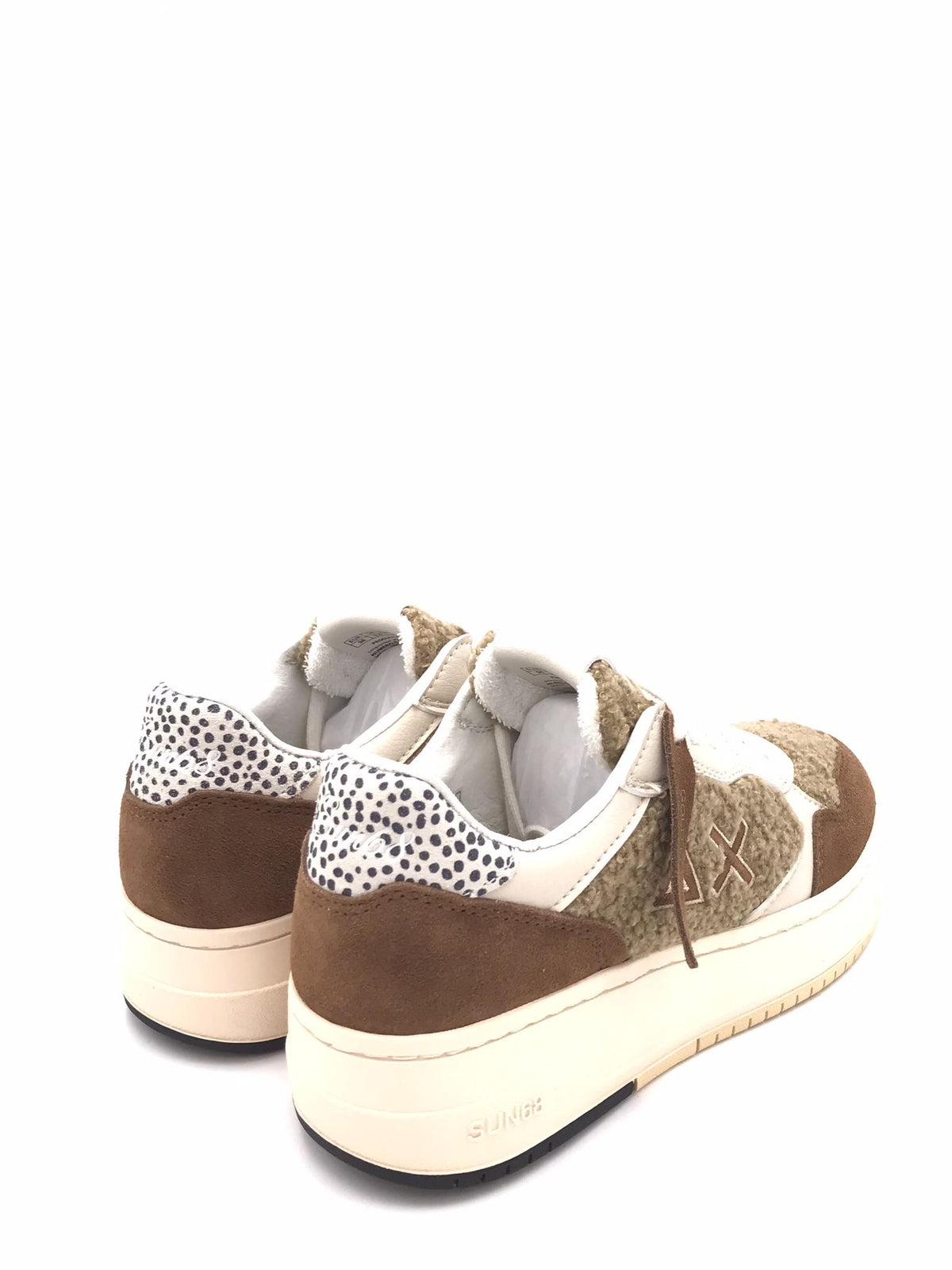 Sneakers basket love lady teddy beige Z45245 BEIGE SUN 68 