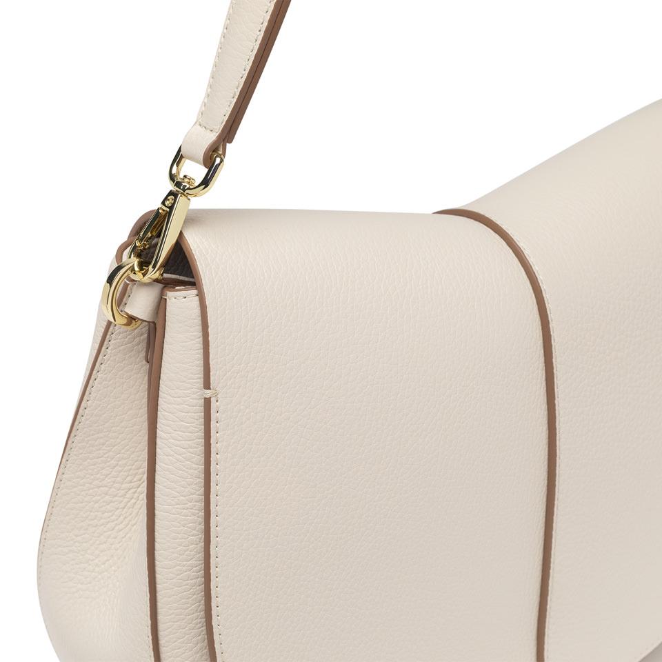 Borsa Helena round large marble BS6037 LATTE GIANNI CHIARINI 