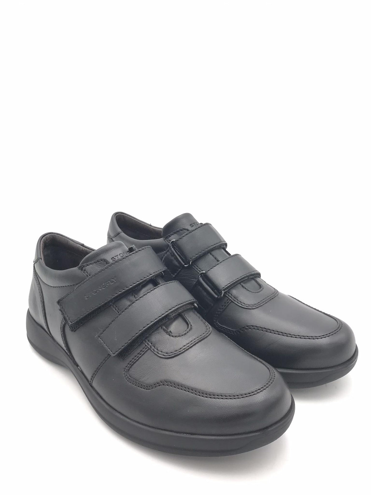 Scarpa uomo strappii season 3 in nappa nera