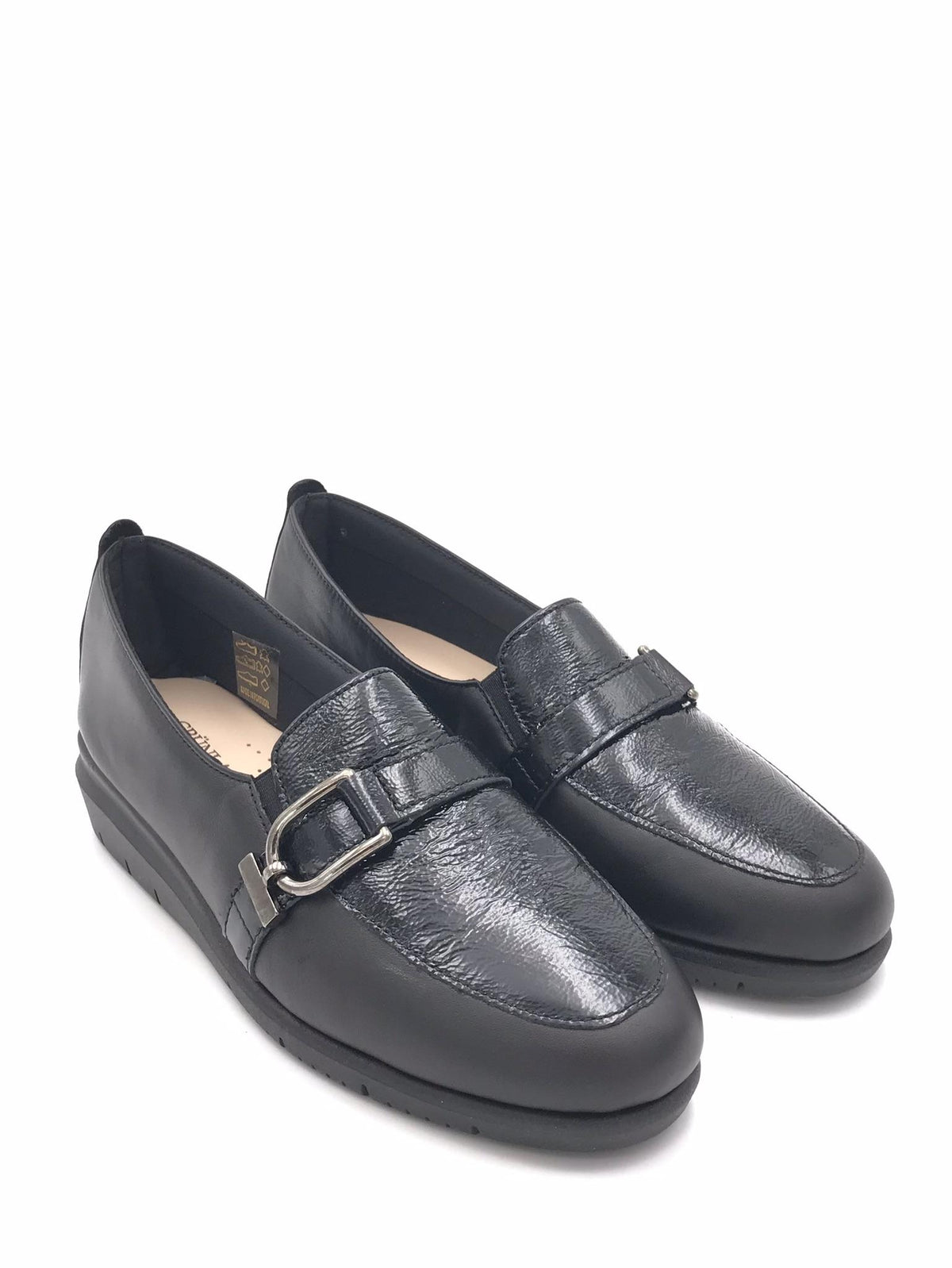 Mocassino Rysa in pelle nera SC6108 NERO GRUNLAND 
