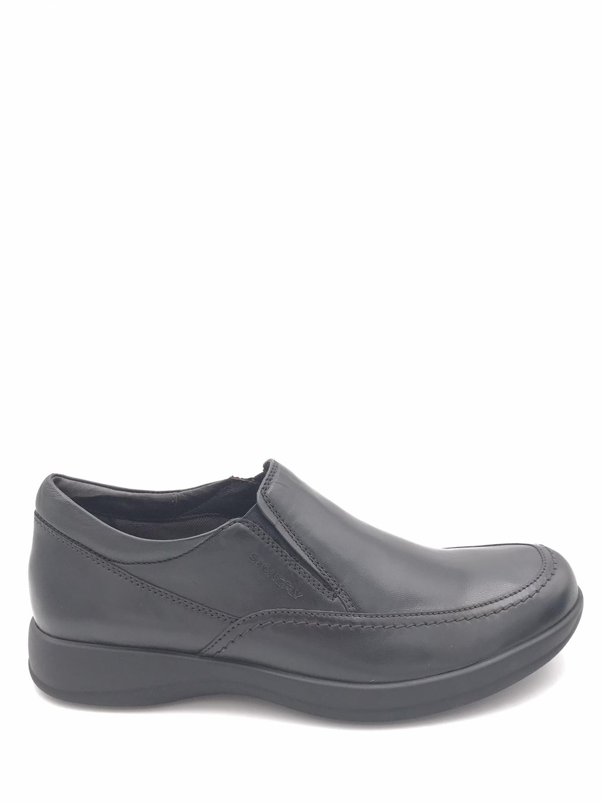 Scarpa uomo slip-on Season 3 in nappa nera 104900 NERO STONEFLY 