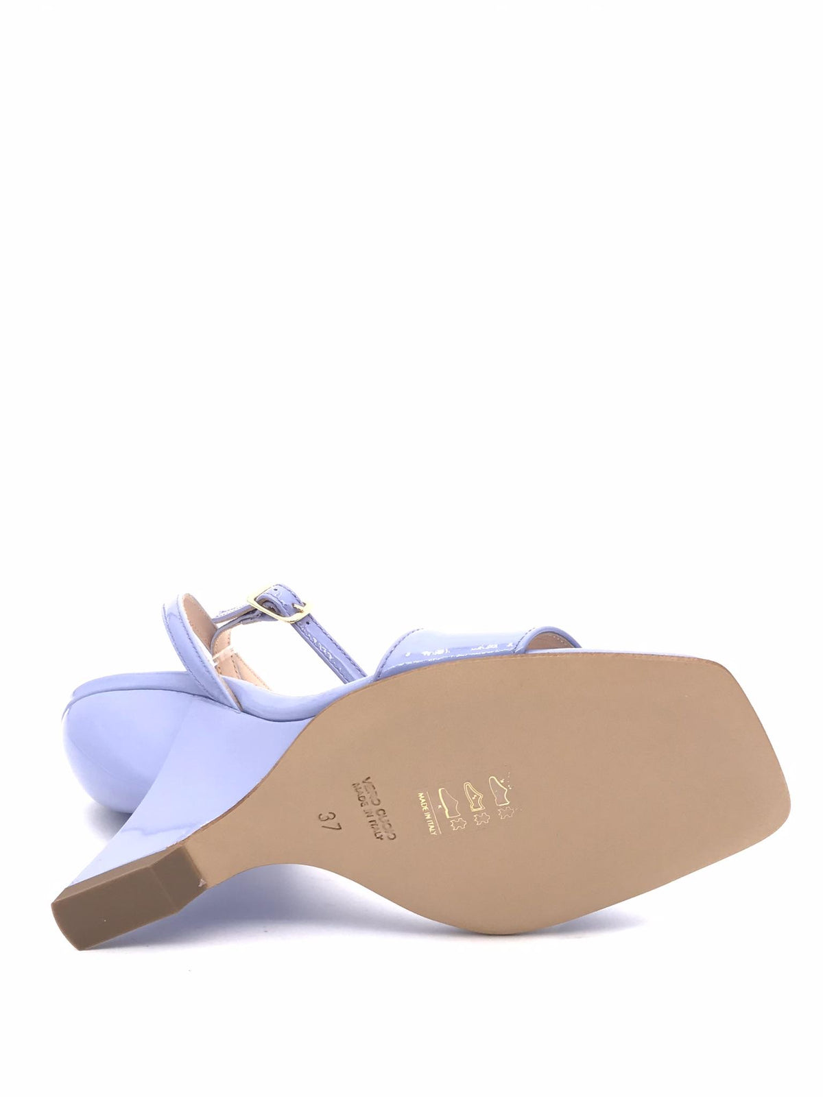 Sandalo Maila in vernice azzurro cielo 2301 AZZURRO ZULIAN 