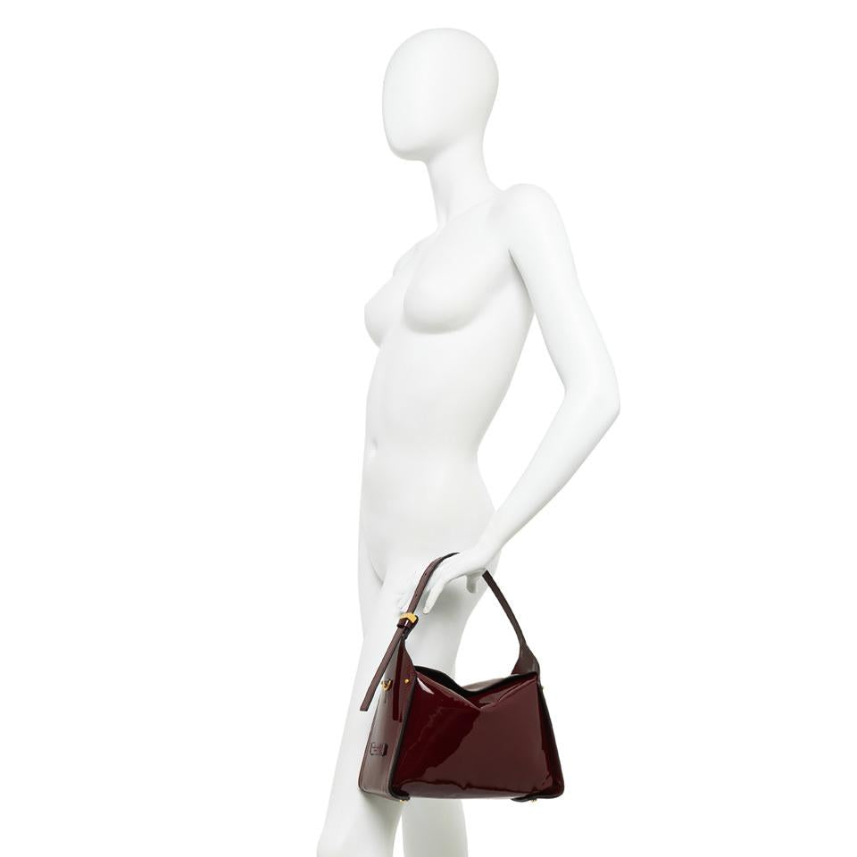 Borsa Penelope in vernice wine berry BS11871 BORDEAU GIANNI CHIARINI 