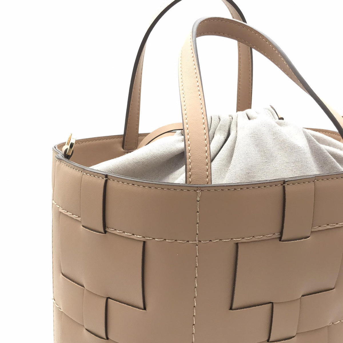 Borsa secchiello Claudia mandorla 2966 CUOIO LORISTELLA 