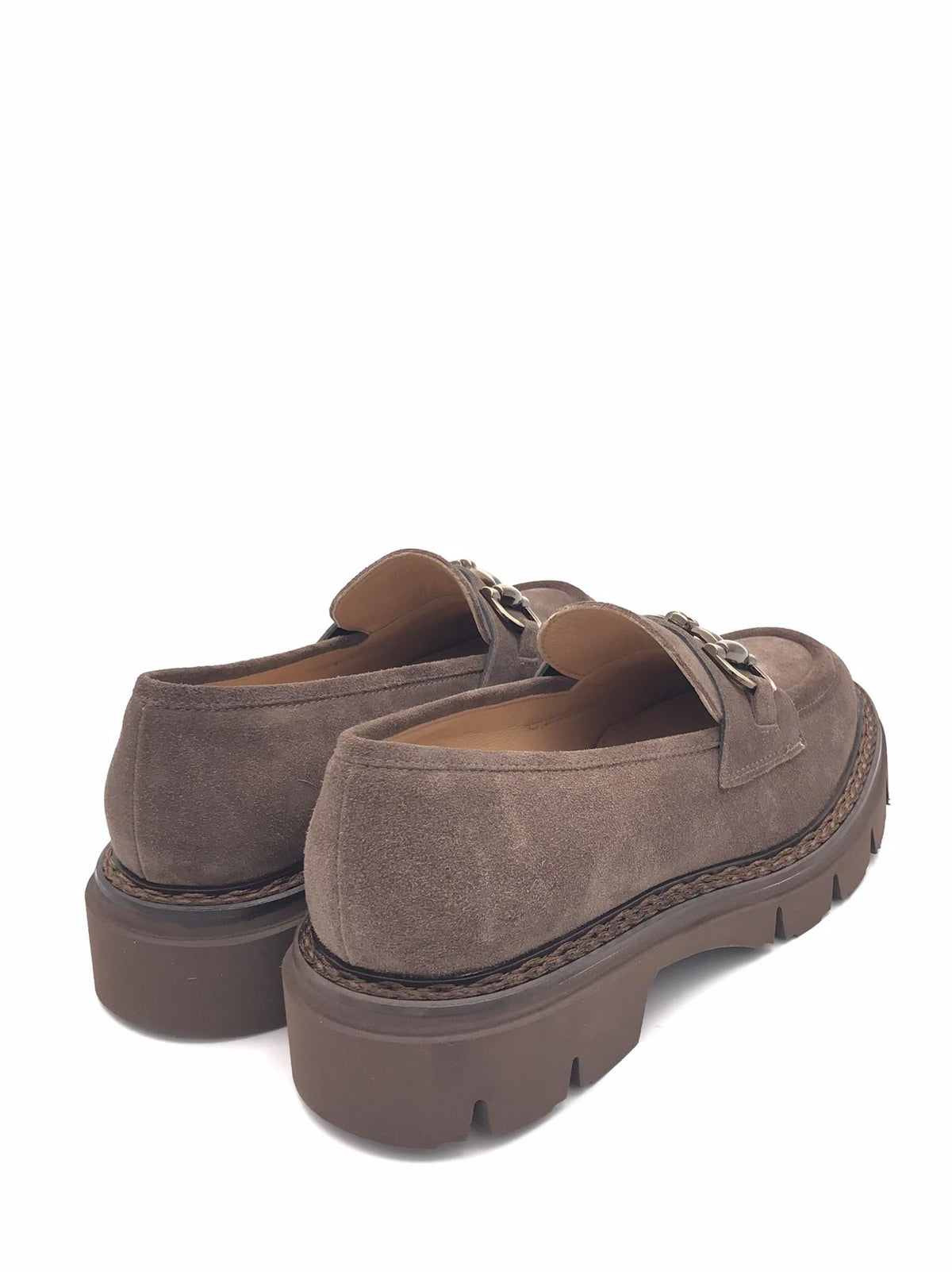 Mocassino in crosta marrone L269M MARRONE LUCA GROSSI 